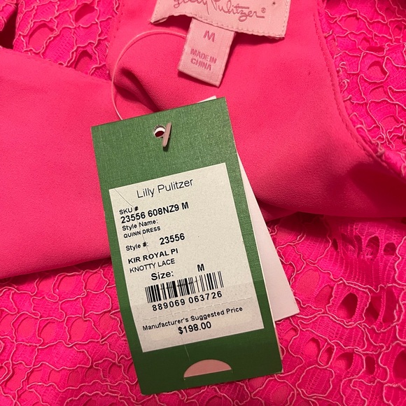 NWT Lilly Pulitzer “Quinn” knotty lace halter - Picture 3 of 3